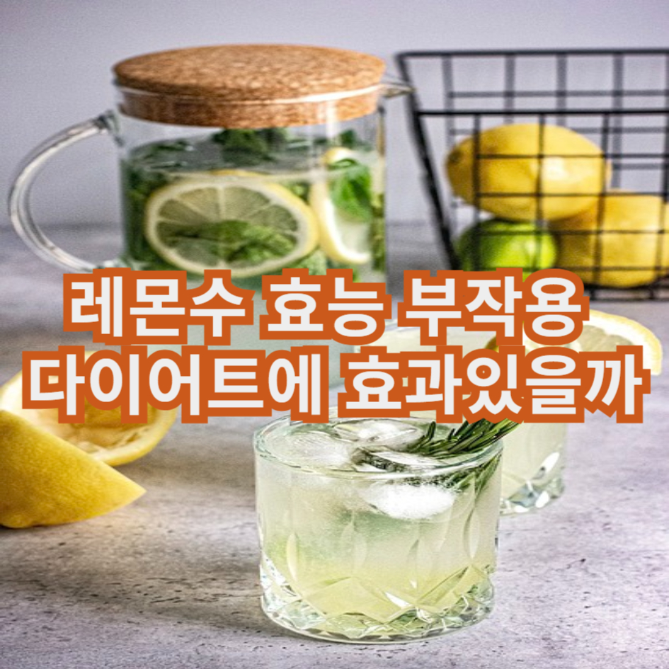 레몬수 효능 부작용 다이어트에 효과있을까