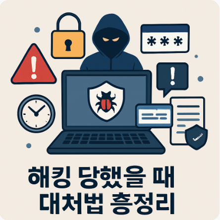 해킹 당했을 때 대처법 총정리