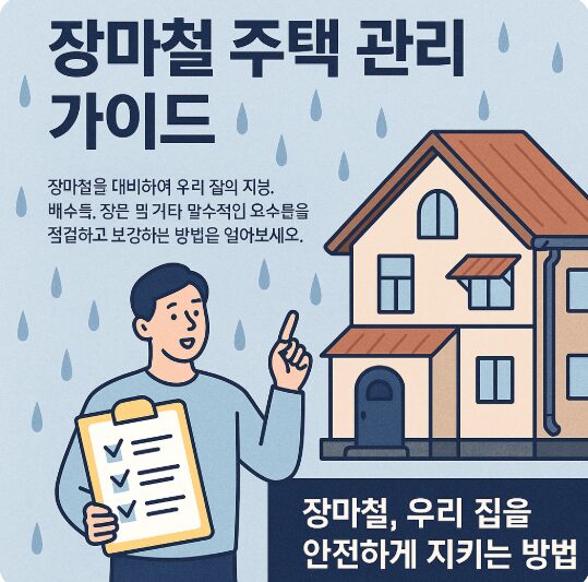 장마철 주택 관리